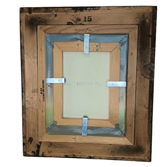 C. Carson Framed Oil Painting Hot Air Balloons Over Farm Scene Signed Picture - Picture 5 of 9